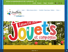 Tablet Screenshot of lajouetterie.com